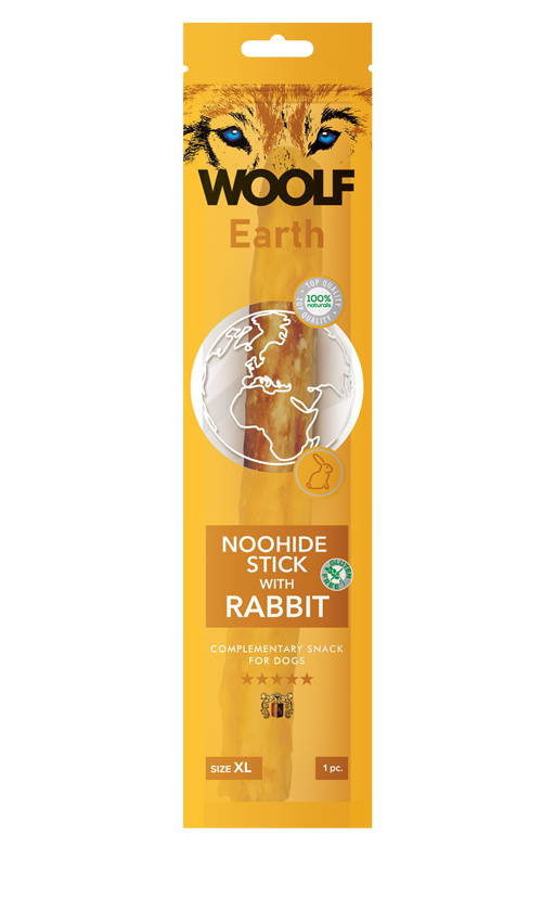 1052 Earth NOOHIDE XL Stick with Rabbit