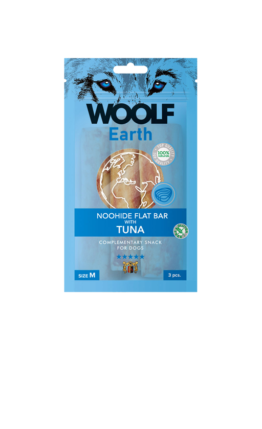1066 Earth NOOHIDE M Flat Bar with Tuna